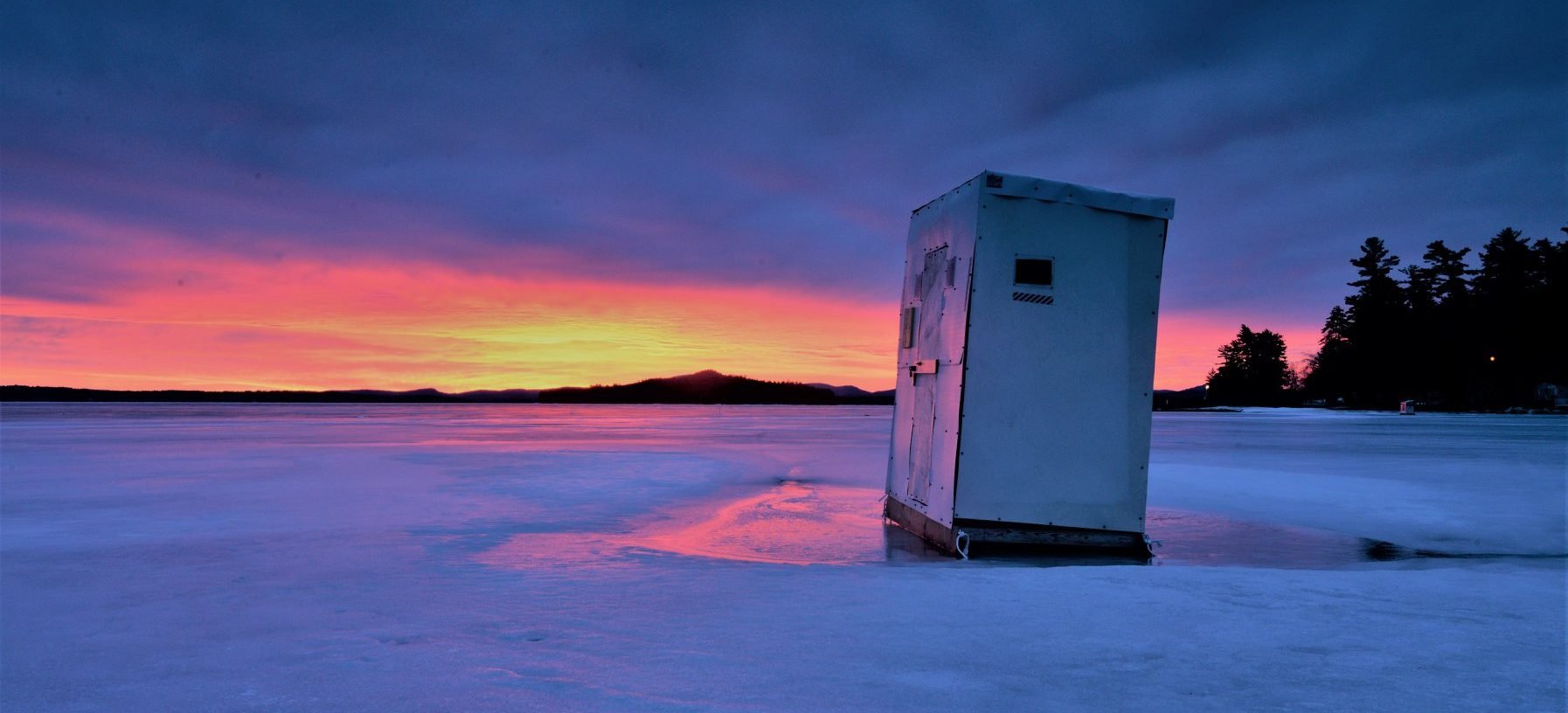 Ice Fishing Lake Winnipesaukee - Bob Kozlow