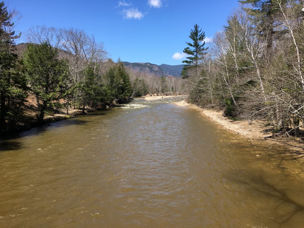 Crossing Saco River for Mount Crawford