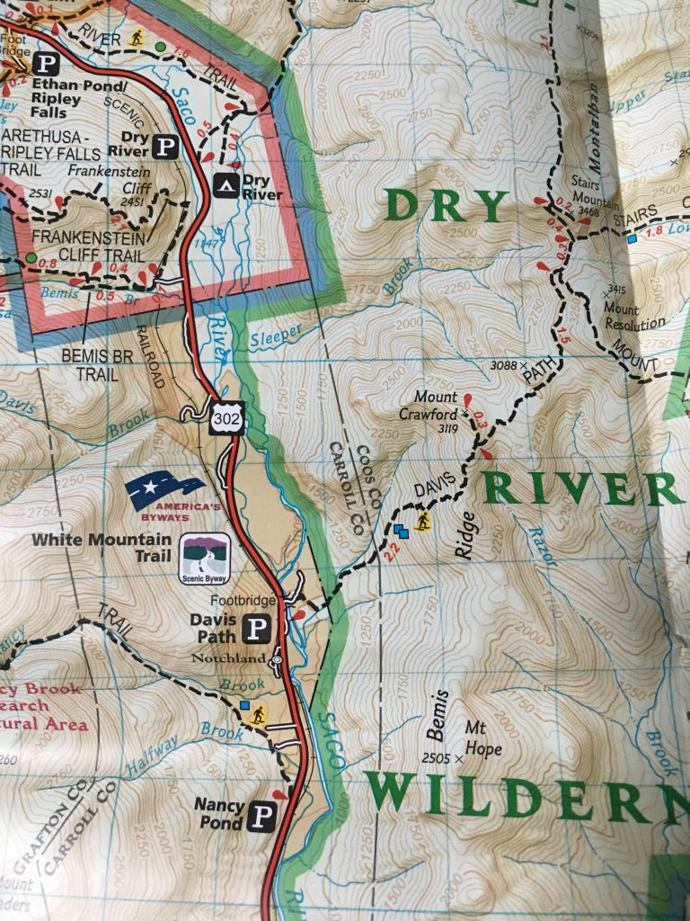 Mount Crawford Trail Map