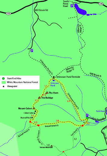 Mount Cabot Trail Map