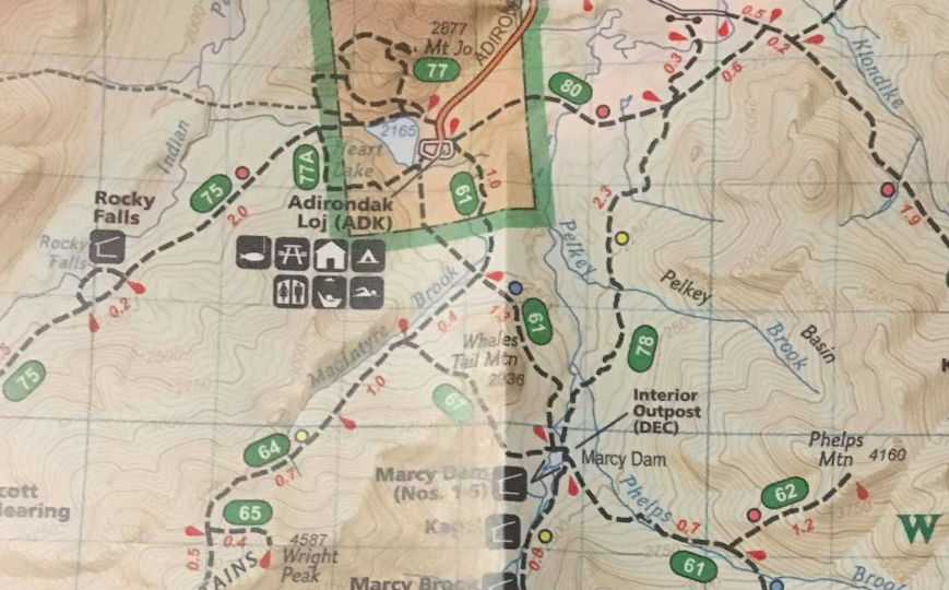 Wright Peak Trail Map