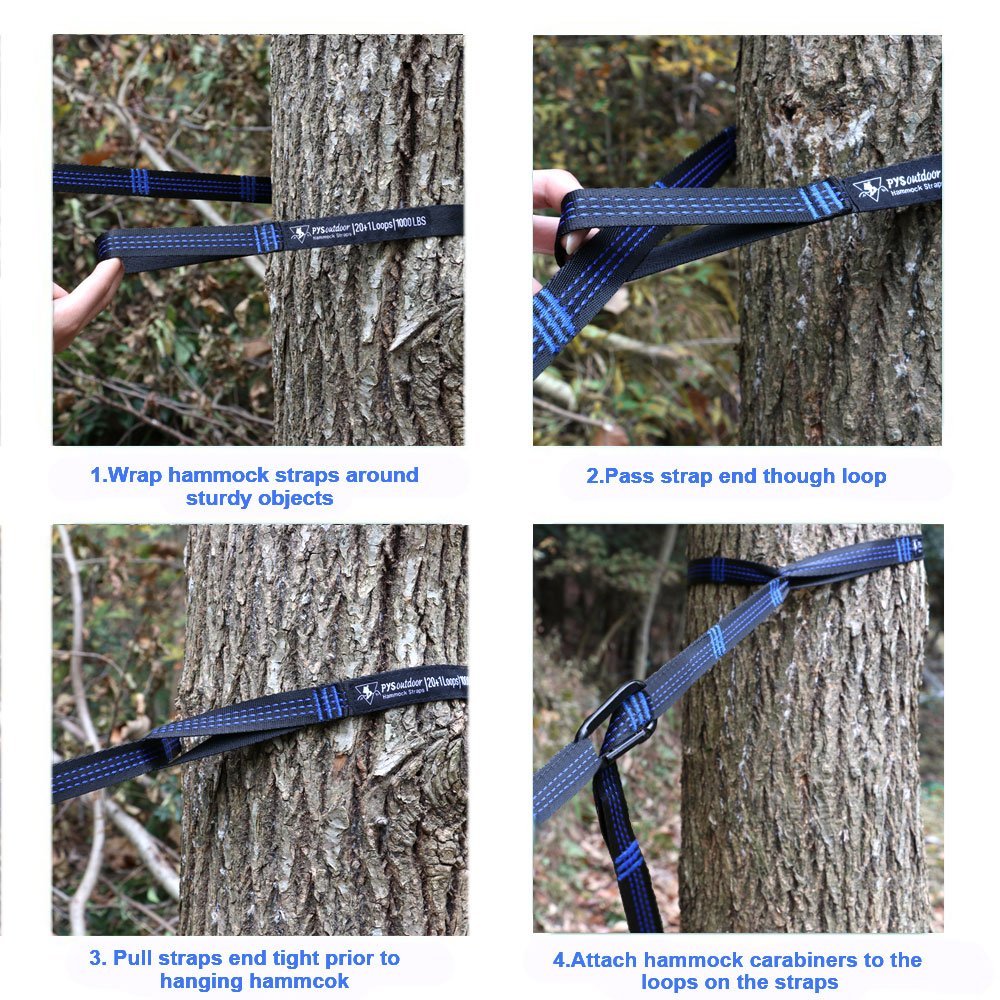 How to use hammock tree straps