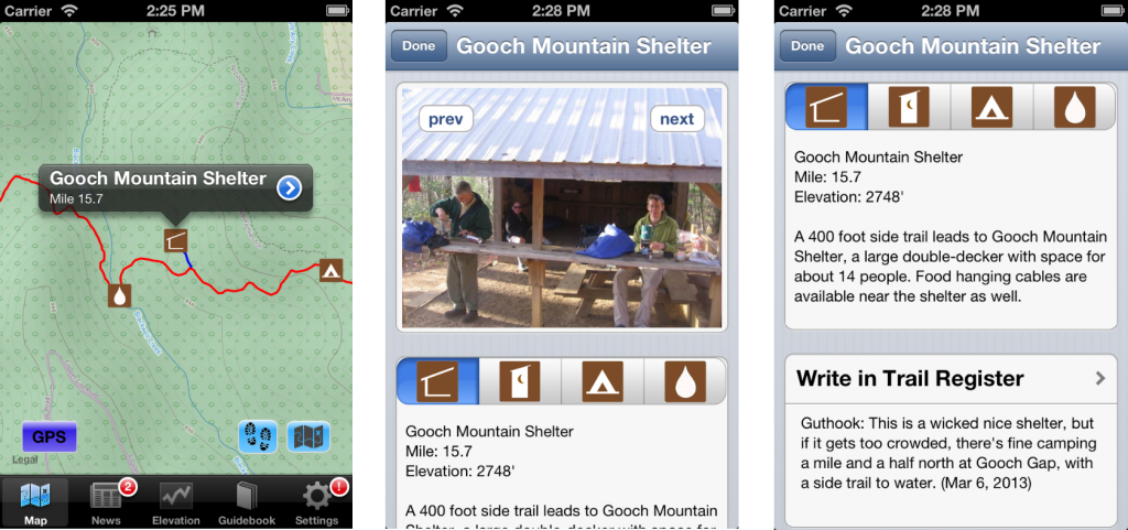 Guthook Guides App