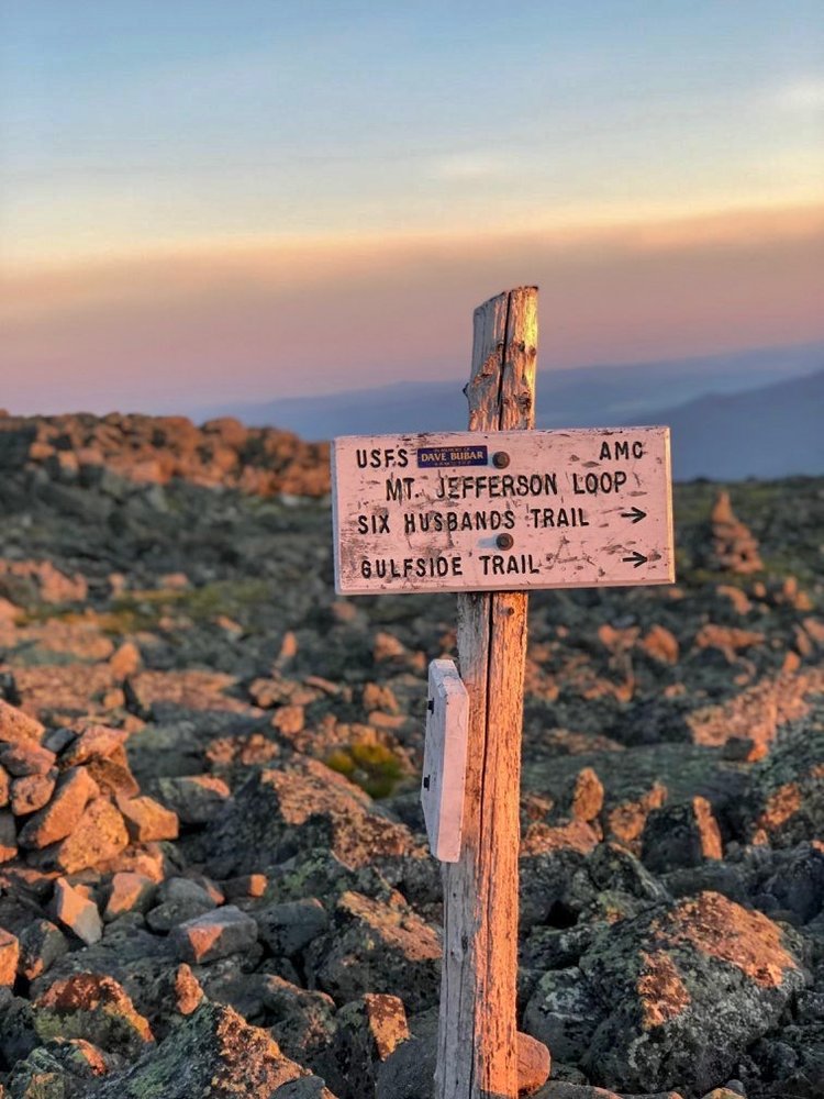 Mount Jefferson Trail Sign