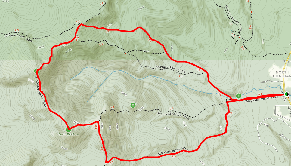 Slippery Brook Trail Map