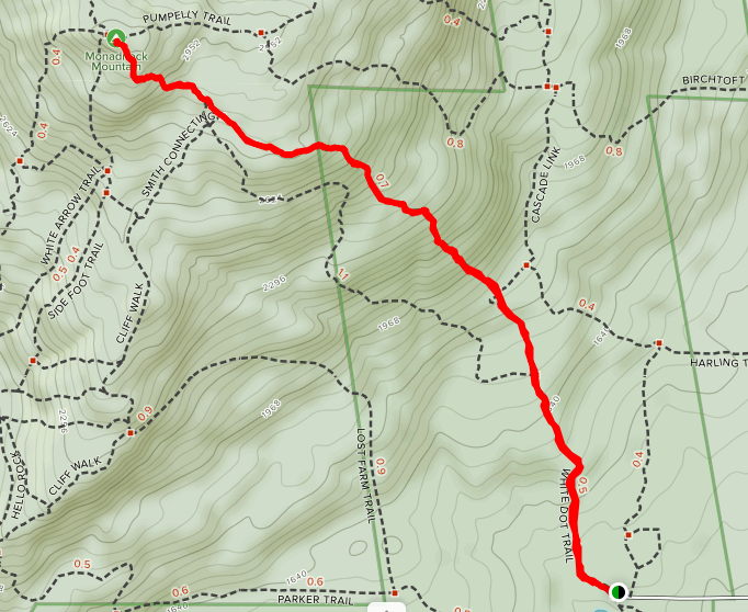 Mount Monadnock Trail Map
