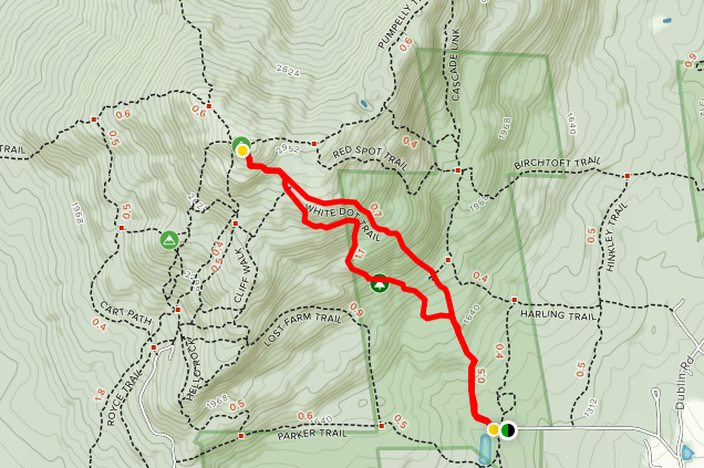 Mount Monadnock White Cross Trail Map