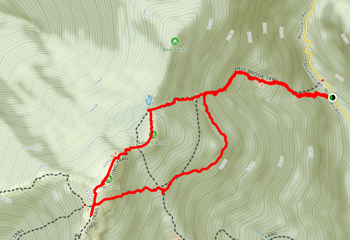 Mount Mansfield Trail Map