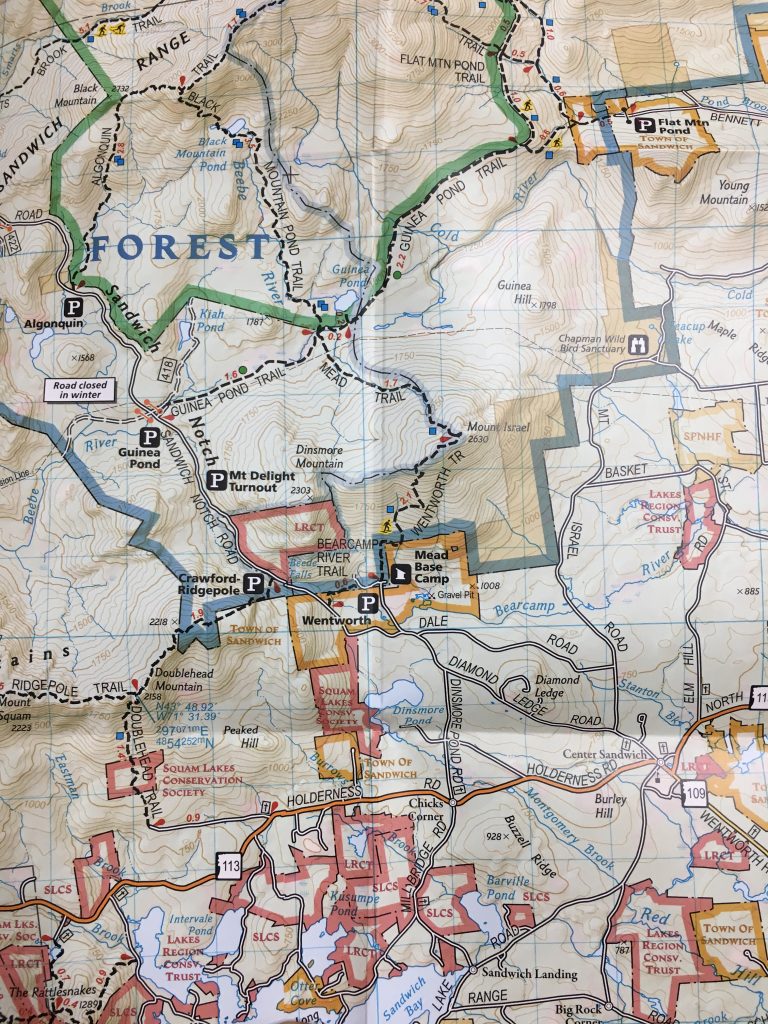 Mount Israel Trail Map