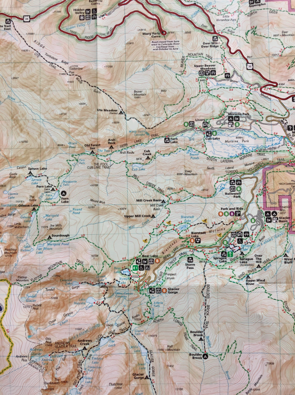 Fern Lake Trail Map