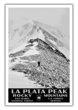La Plata Peak Poster