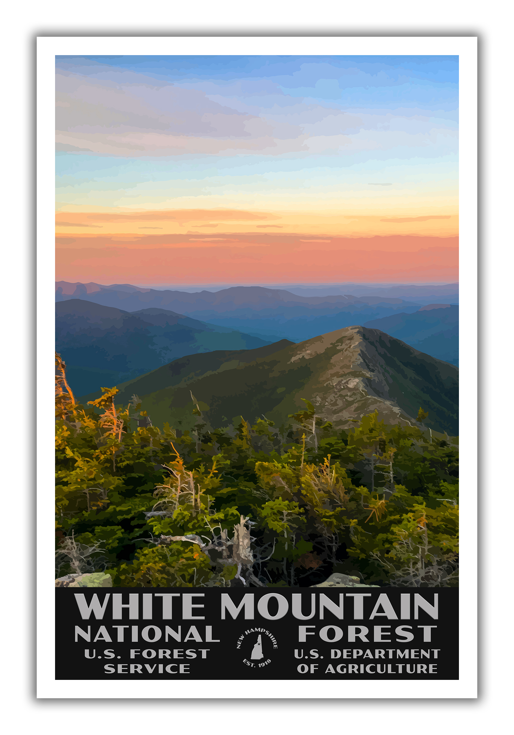 White Mountain National Forest Poster