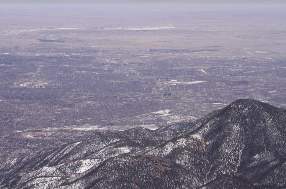 Views of Colorado Springs From Pikes Peak