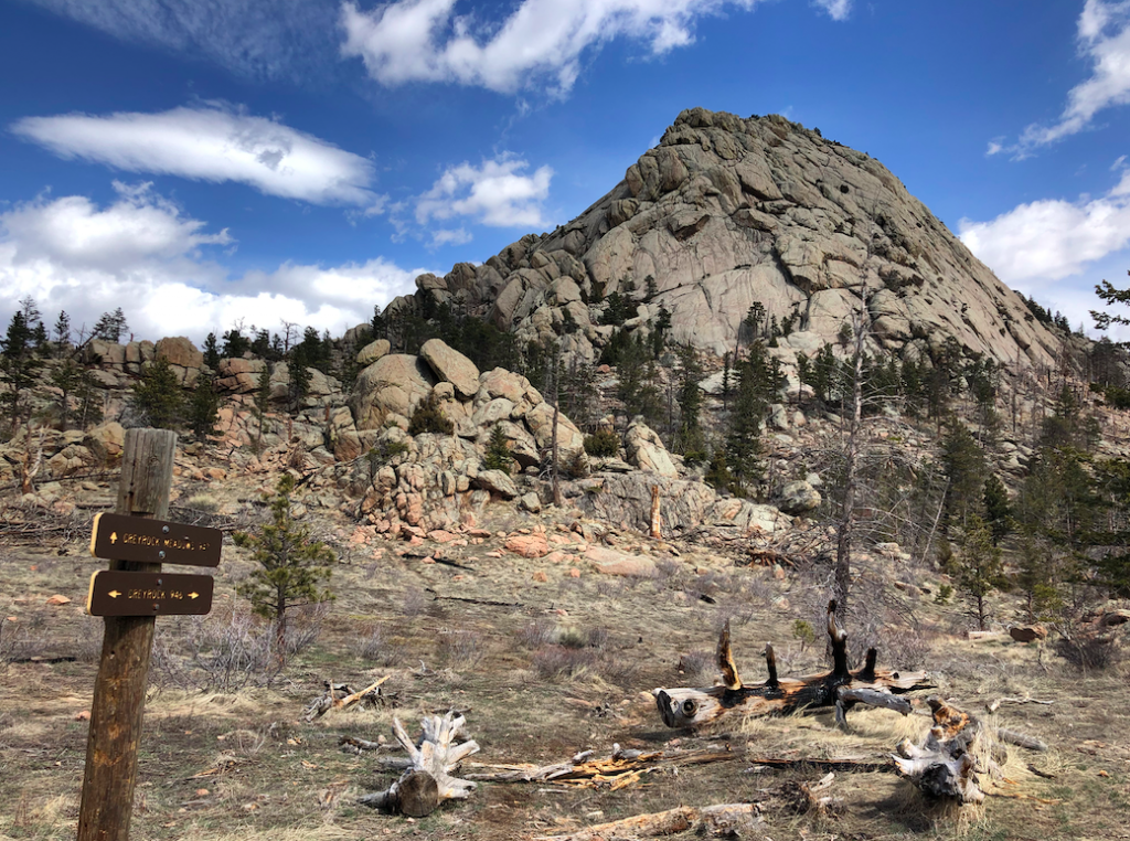 Greyrock Summit from Trail Junction