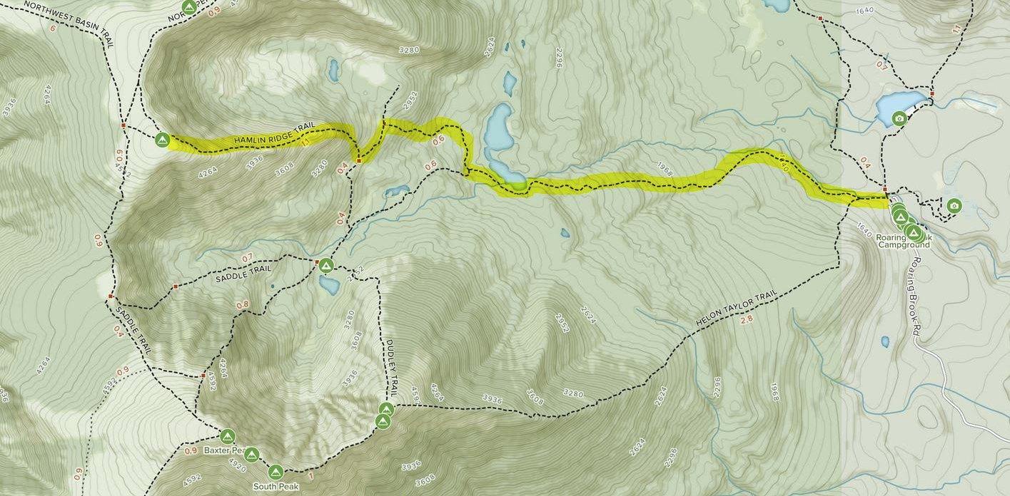 Mount Hamlin Trail Map