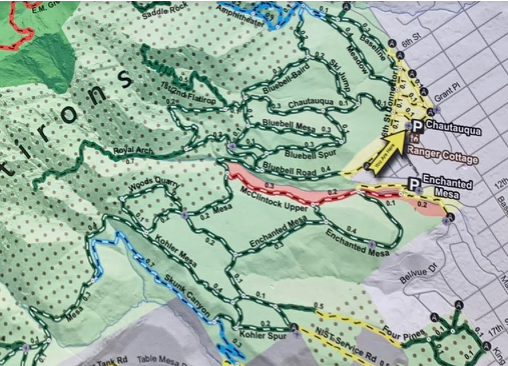 Royal Arch Trail Map