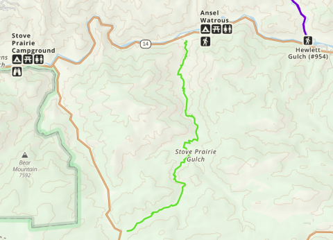 Young Gulch Trail Poudre Canyon - Young Gulch Trail Map 480x346 