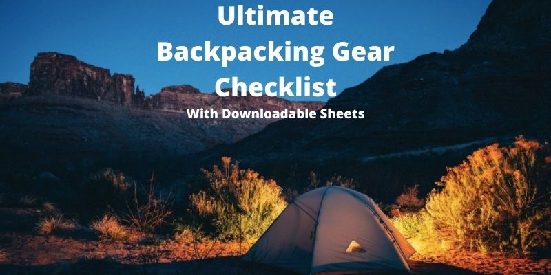 Backpacking Gear Checklist