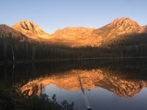 Bench Lake in the Sawtooth Mountains 