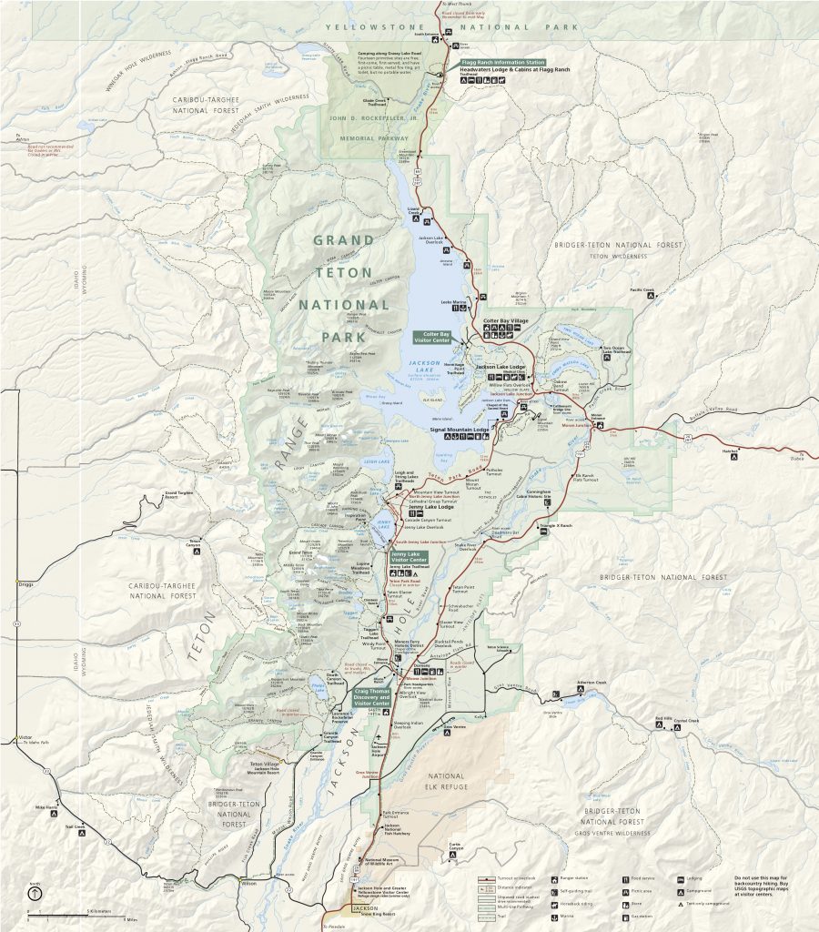 Teton Crest Trail Map