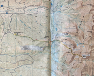 Culebra Peak Trail Map