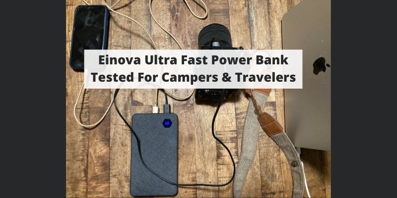 Einova Ultra Fast Power Bank Laptop Power Bank – Tested For Campers & Travelers