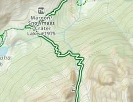 What do switchbacks look like on a map?