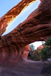 Double-O Arch in Arches National Park