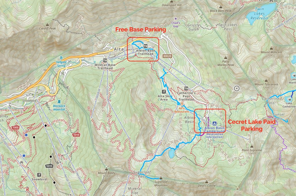 Sugarloaf Peak Trail Map
