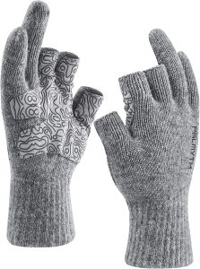 Palmyth Wool Fishing Gloves 3-Cut Fingers