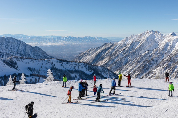 Skiing Snowbird, Utah