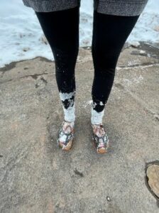 Winter running in Altra Lone Peak 6 shoes
