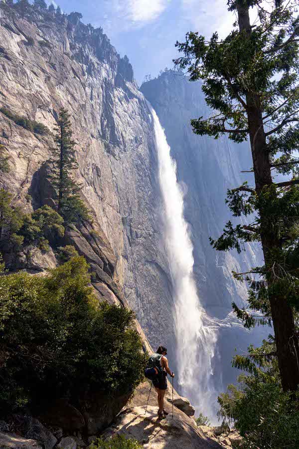 Yosemite falls trail views
