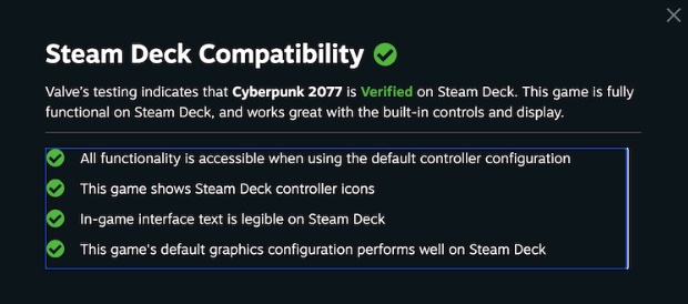 Steam Deck Compatibility